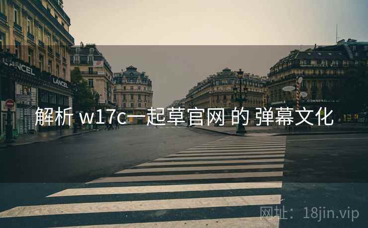 解析 w17c一起草官网 的 弹幕文化  第1张