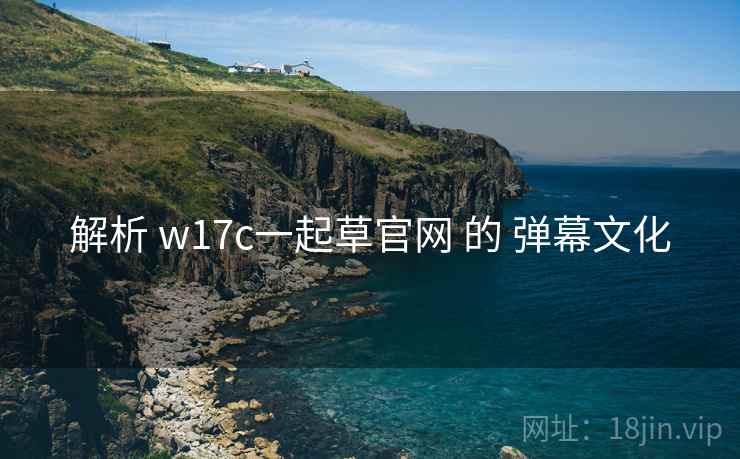 解析 w17c一起草官网 的 弹幕文化  第2张