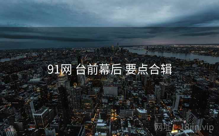 91网 台前幕后 要点合辑  第2张