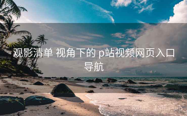 观影清单 视角下的 p站视频网页入口导航  第2张