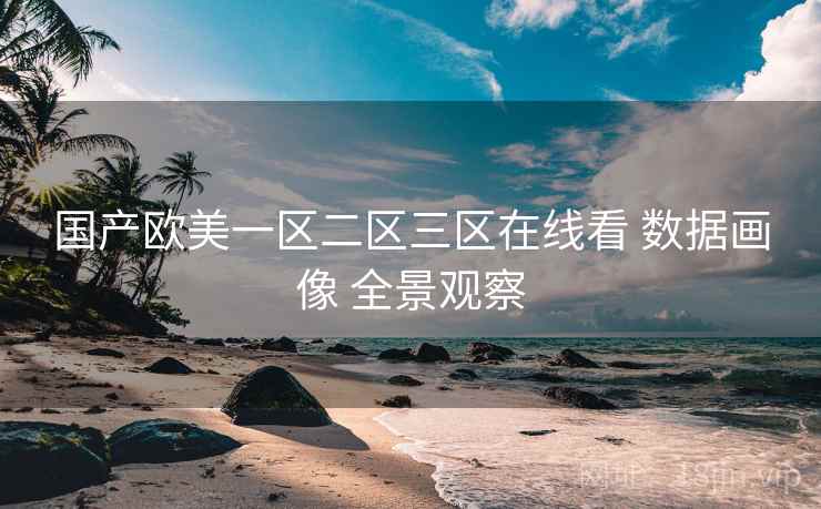 国产欧美一区二区三区在线看 数据画像 全景观察  第1张