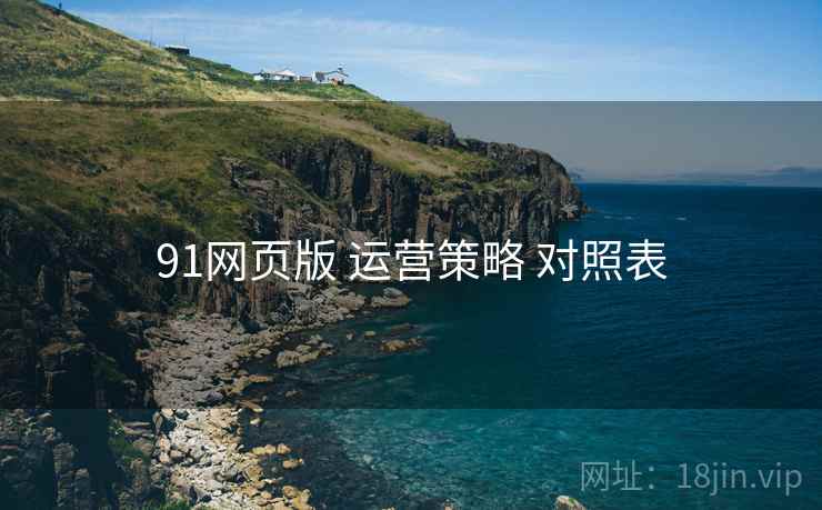 91网页版 运营策略 对照表  第2张