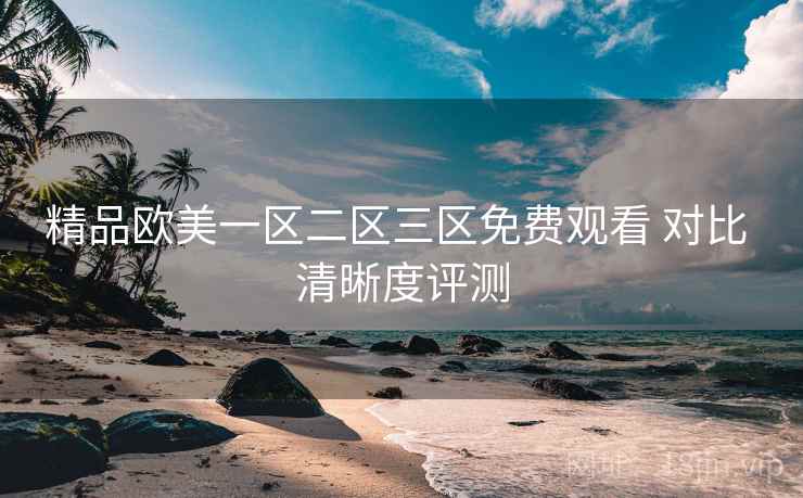 精品欧美一区二区三区免费观看 对比 清晰度评测  第1张